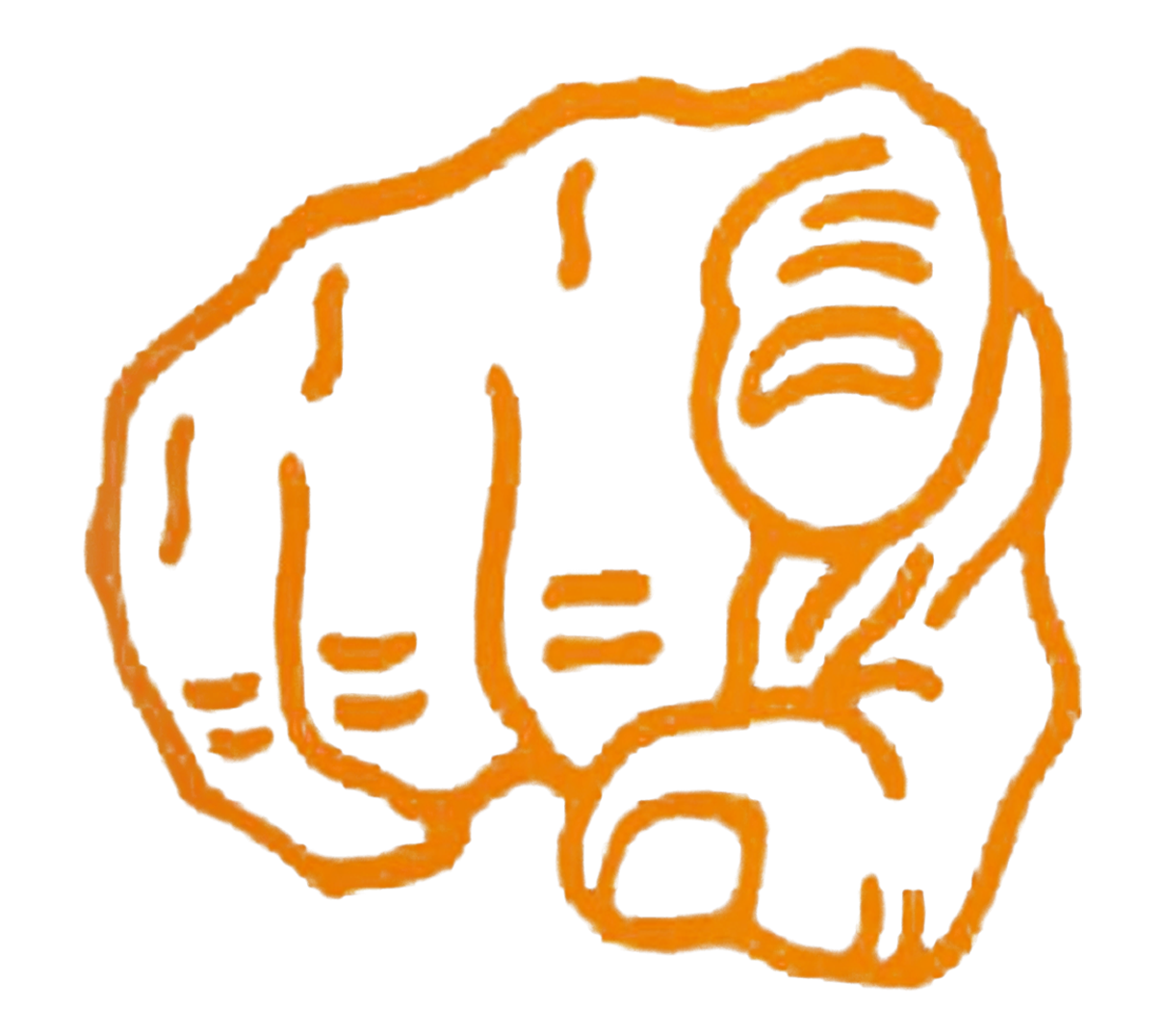 pointing fist